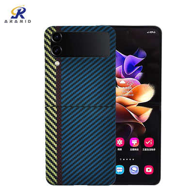 I colori misti hanno personalizzato Logo Aramid Fiber Phone Case per la vibrazione 4 di Samsung