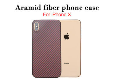 Cassa zero del telefono della fibra di Aramid di interferenza del segnale per il iPhone X