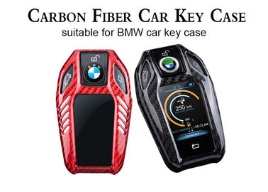 Portachiavi antipolvere dell'automobile della fibra del carbonio di controllo di intelligenza di BMW
