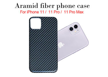 Cassa reale commovente serica del telefono della fibra di Aramid per l'iPhone 11