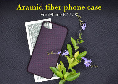 Nessun colore che sbiadisce la cassa opaca durevole del telefono della fibra di Aramid di rivestimento per l'iPhone 8