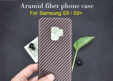La fibra reale Samsung di Samsung S9 Aramid di anti slittamento riveste
