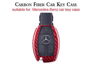 Copertura lucida resistente di chiave del carbonio di Mercedes del graffio