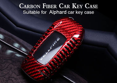 portachiavi bassi dell'automobile della fibra del carbonio di Alphard di infiammabilità 3K