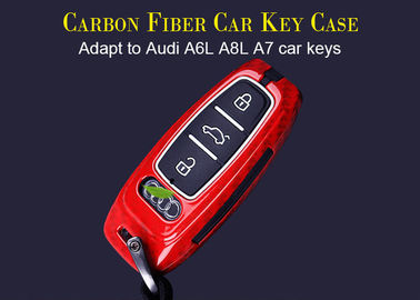 Portachiavi dell'automobile della fibra del carbonio di Audi