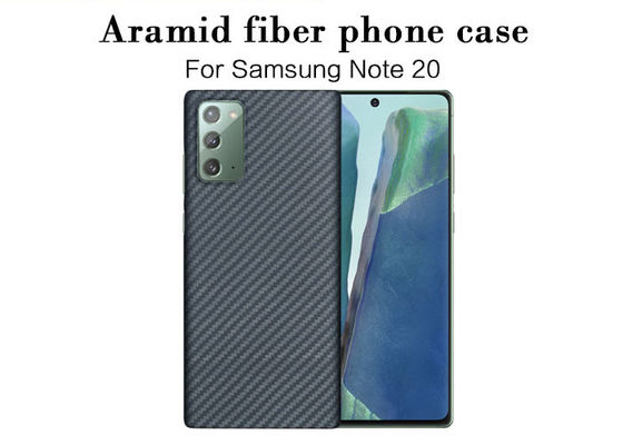 Cassa materiale a prova di proiettile del telefono della fibra del carbonio di Aramid per il Samsung Note 20 ultra