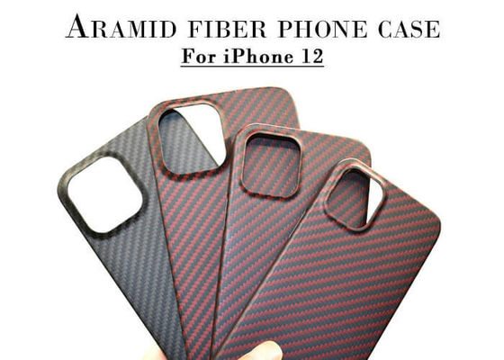 Cassa ultra leggera amichevole del telefono della fibra di Aramid del carbonio di Eco per l'iPhone 12