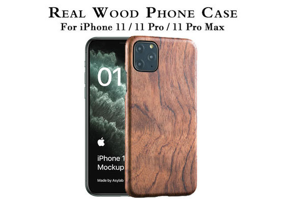 cassa di legno incisa spessa del telefono di 0.2mm per pro massimo dell'iPhone 11