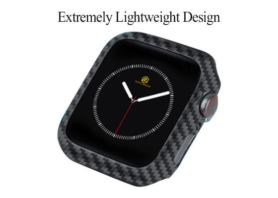 Cassa per orologi 100% di lusso resistente all'uso di Apple della fibra del carbonio