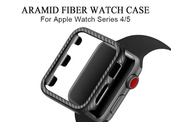 Cassa per orologi lucida di Apple della fibra di Aramid di rivestimento della prova di scossa