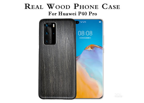 Cassa di legno incisa antiurto del telefono per Huawei P40 pro