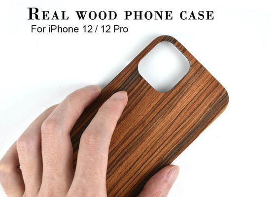 cassa di legno reale resistente del telefono della sporcizia protettiva dell'iPhone 12
