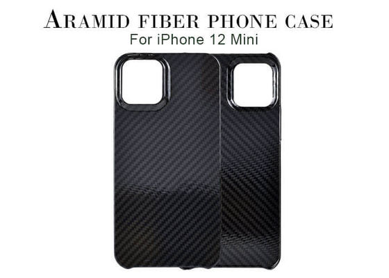 IPhone 12 lucido Mini Aramid Fiber Phone Case di rivestimento