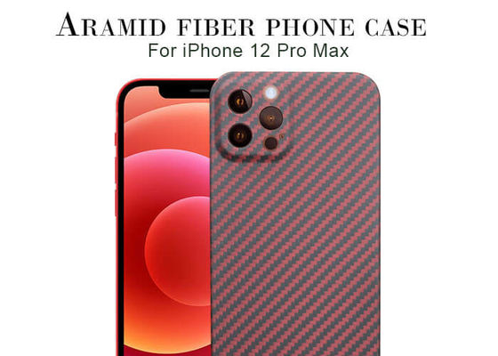 Casi del telefono cellulare della fibra di Aramid della cassa della fibra del carbonio per l'iPhone 12 pro Max Kevlar Phone Case