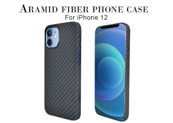 Cassa completa leggera del telefono della fibra di Aramid di protezione per l'iPhone 12 mini