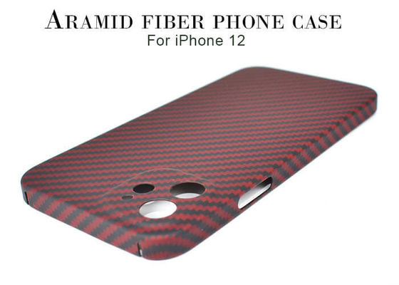 Cassa del telefono della fibra di Matte Surface 0.65mm Aramid per l'iPhone 12