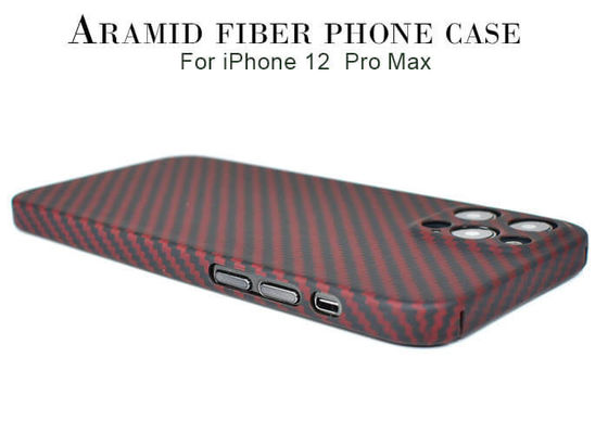 pro cassa della fibra di Max Red Camera Full Protection Aramid dell'iPhone 12