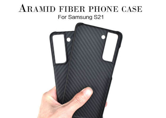 Mezza cassa del carbonio della cassa del telefono della fibra di Aramid della copertura di Samsung S21