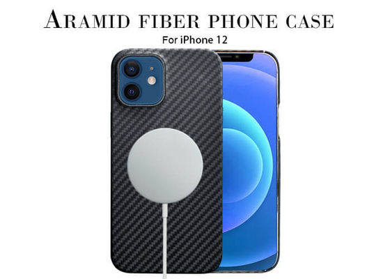 Il nero di plastica di caso di Ring Design Aramid Fiber Phone con di piastra metallica