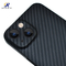 Colore mobile del nero della cassa della fibra del carbonio di taglio della macchina fotografica di precisione per l'iPhone 14 pro