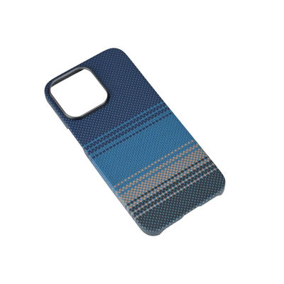 Custodia per iPhone 15 Pro in fibra di aramide di lusso con protezione completa della fotocamera di precisione