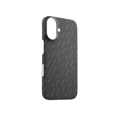 Custodia per telefono in fibra aramidica magnetica con motivo personalizzato, perfetta per iPhone 16 Pro Max