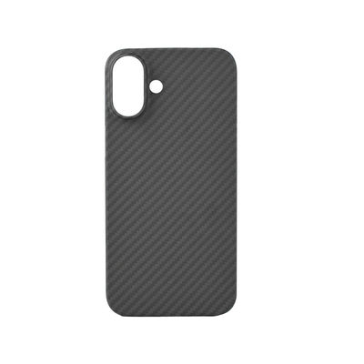 Custodia per telefono in fibra di carbonio aramidica dal design di lusso super sottile per iPhone 16 Pro con protezione resistente allo sporco