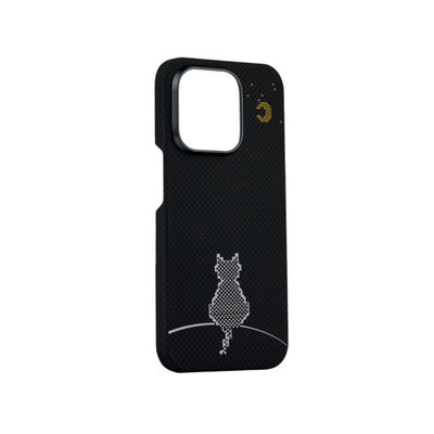 Ultra sottile 0,8 mm Spessore 16 g Peso Cassa per telefono in fibra di aramide resistente alla sporcizia per iPhone 16 Pro Max