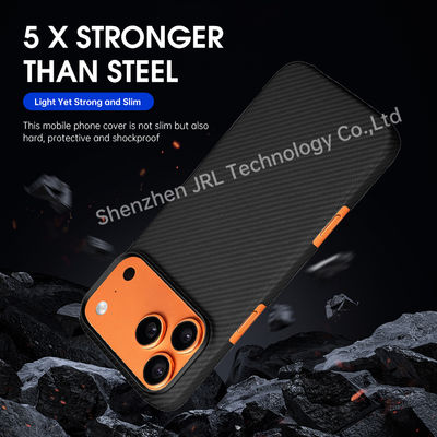 600D Pattern Customized Aramid Carbon Fiber Mobile Cover for iPhone 17 Pro Max