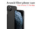 cassa spessa del telefono della fibra di Aramid di leggerezza di 0.65mm per pro massimo dell'iPhone 11