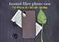 Cassa reale del telefono della fibra di Aramid di stile opaco ultra sottile per il iPhone X