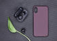 Cassa reale del telefono della fibra di Aramid di stile della saia di colore rosso per il iPhone X