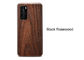 Cassa di legno incisa resistente del telefono del graffio naturale per Huawei P40