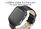Cassa nera di serie 4 dell'orologio di Matte Finish Carbon Aramid Fiber Apple di colore