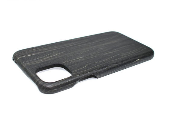 IPhone 11 inciso leggero pro Max Wood Case del ghiaccio nero