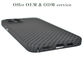Cassa resistente del telefono del Kevlar del nero della cassa dell'iPhone 12 della fibra di Aramid del graffio