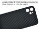 Cassa resistente del telefono del Kevlar del nero della cassa dell'iPhone 12 della fibra di Aramid del graffio