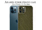 Custodia protettiva per fotocamera in fibra di carbonio con copertura completa per iPhone 12 Pro Max