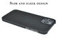 Cassa del telefono di Max Aramid Carbon Fiber Kevlar dell'iPhone 12 della cassa del telefono di Ring Design pro