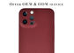 SGS pieno rosso di caso di Aramid di protezione della macchina fotografica a colori per pro massimo dell'iPhone 12