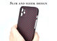 Cassa del telefono della fibra di Matte Surface 0.65mm Aramid per l'iPhone 12